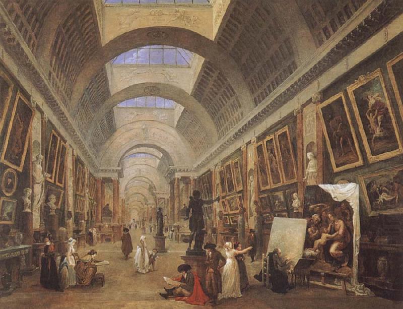 Design for the Grande Galerie in the Louvre, ROBERT, Hubert